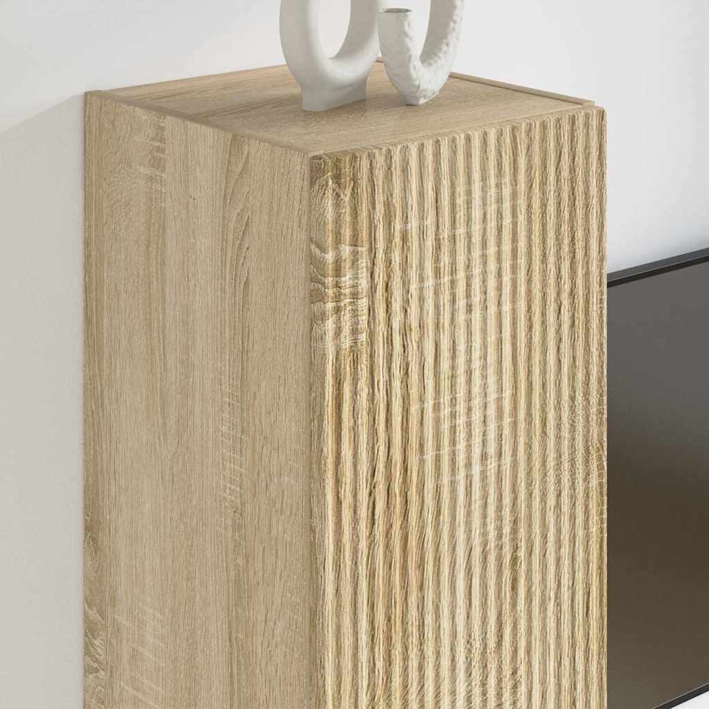 TV zidni ormar Zidne Sonoma 30 x 31 x 80 cm Konstruirano drvo