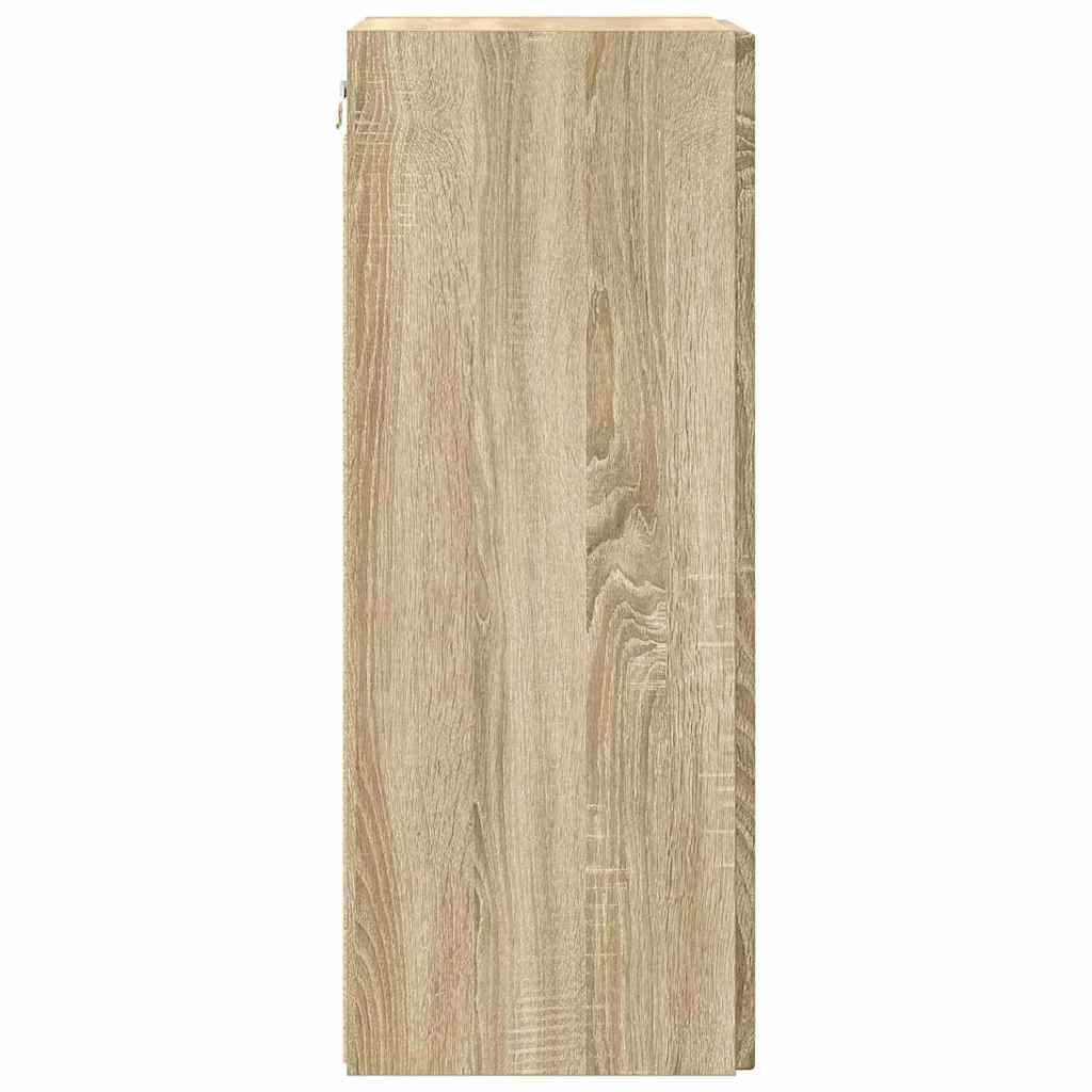 TV zidni ormar Zidne Sonoma 30 x 31 x 80 cm Konstruirano drvo