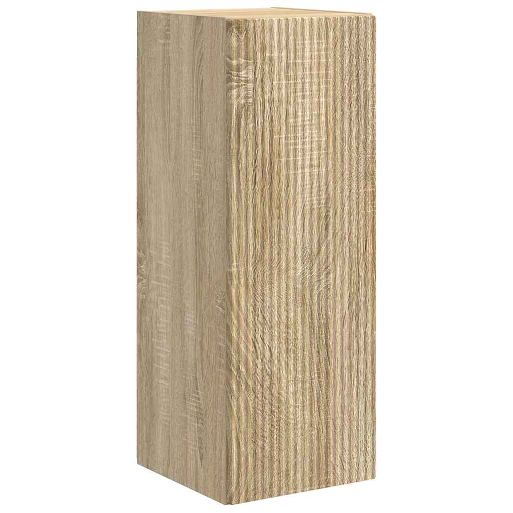 TV zidni ormar 2 pcs Sonoma 30 x 31 x 80 cm Konstruirano drvo