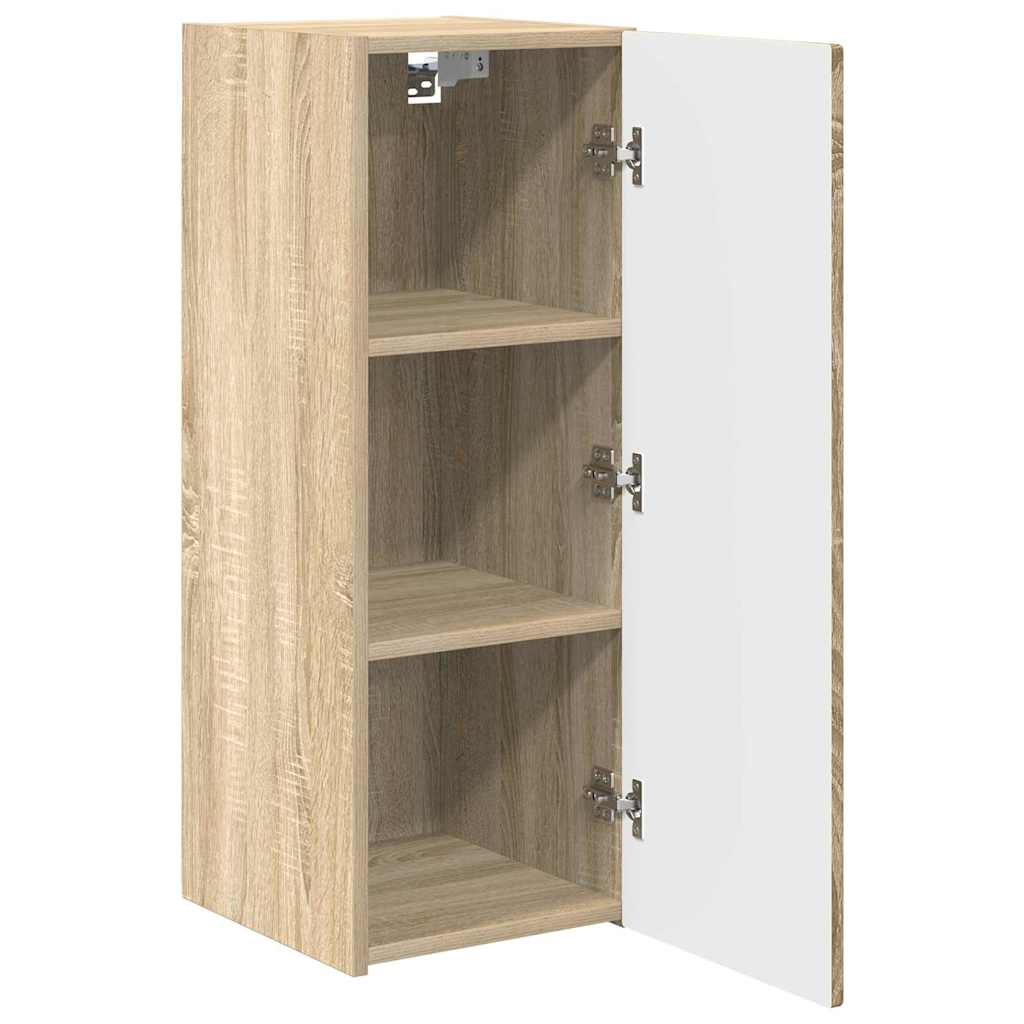 TV zidni ormar 2 pcs Sonoma 30 x 31 x 80 cm Konstruirano drvo