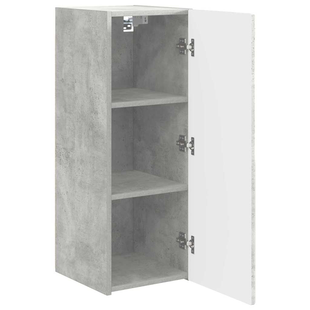 TV zidni ormar 2 pcs Beton 30 x 31 x 80 cm Konstruirano drvo