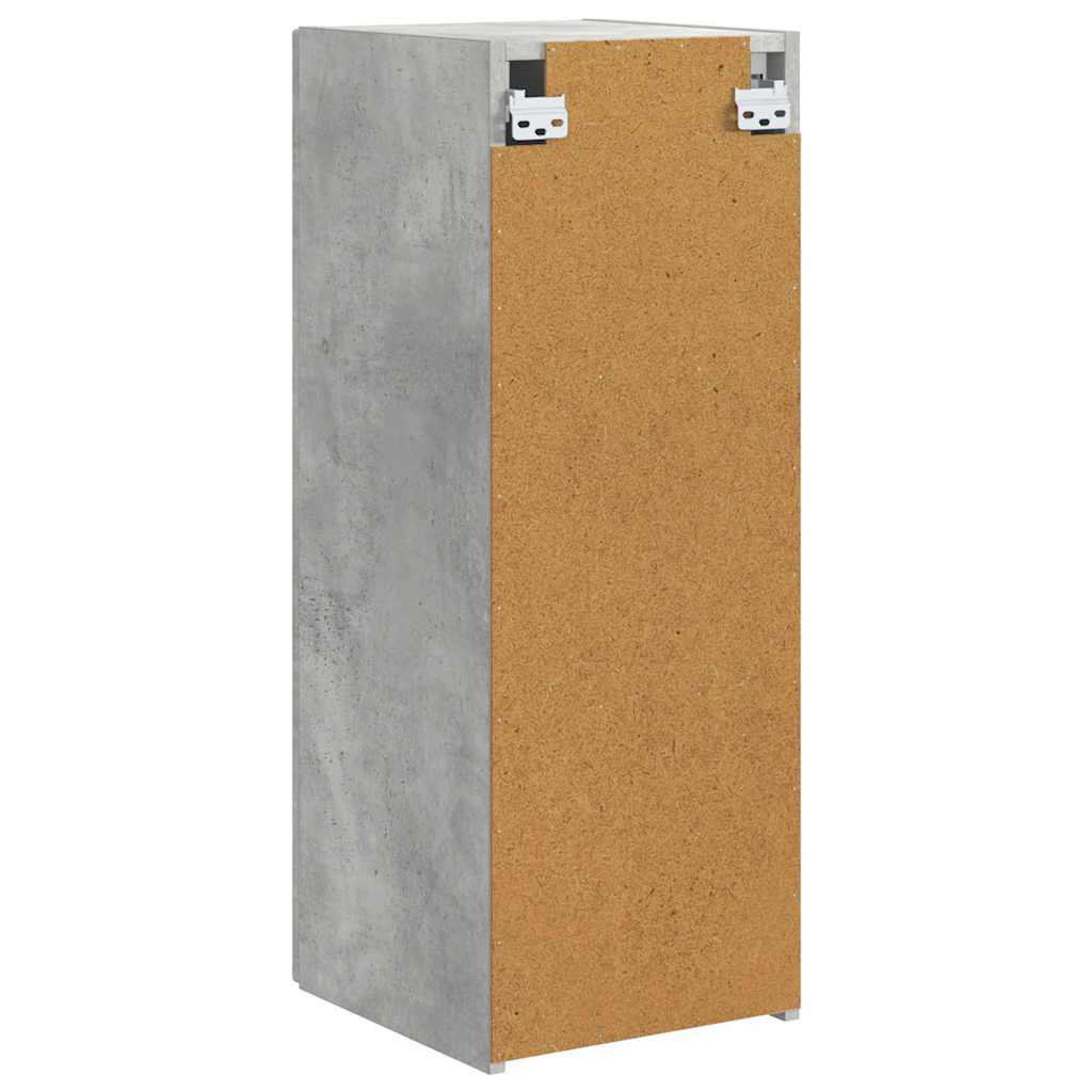 TV zidni ormar 2 pcs Beton 30 x 31 x 80 cm Konstruirano drvo