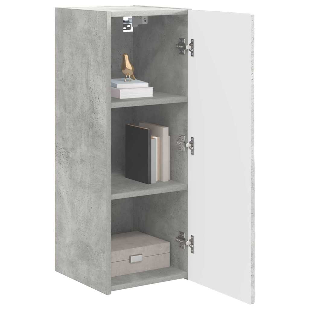TV zidni ormar 2 pcs Beton 30 x 31 x 80 cm Konstruirano drvo