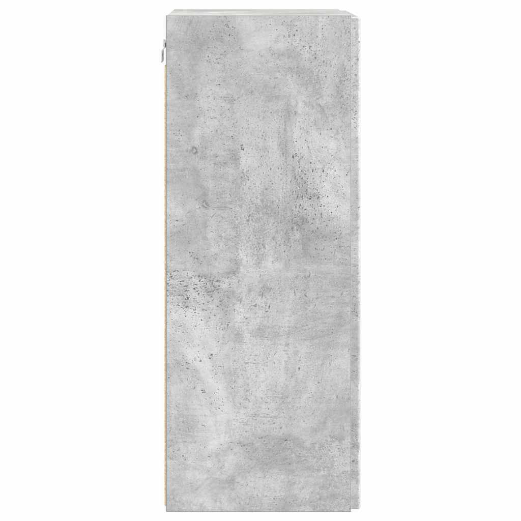 TV zidni ormar 2 pcs Beton 30 x 31 x 80 cm Konstruirano drvo