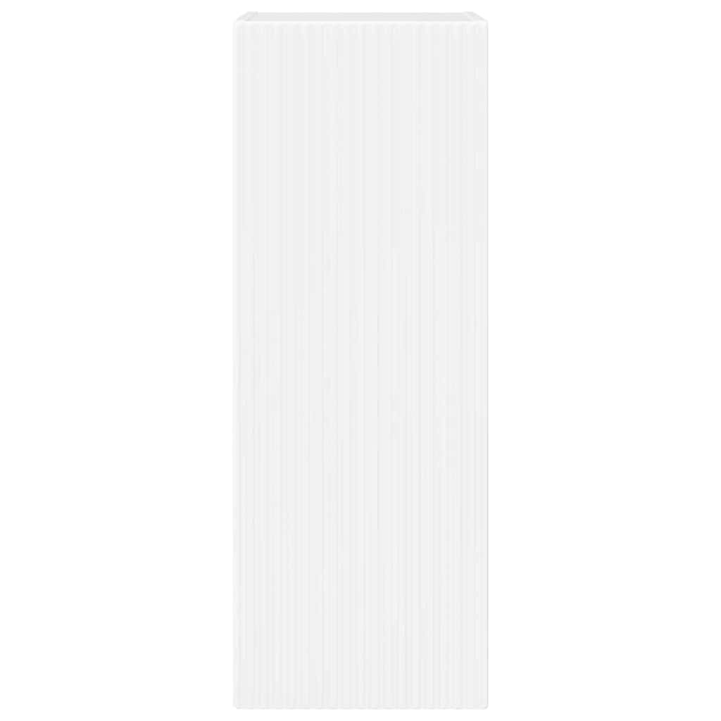 TV zidni ormar Zidne 2 pcs Sjajno bijelo 30 x 31 x 80 cm