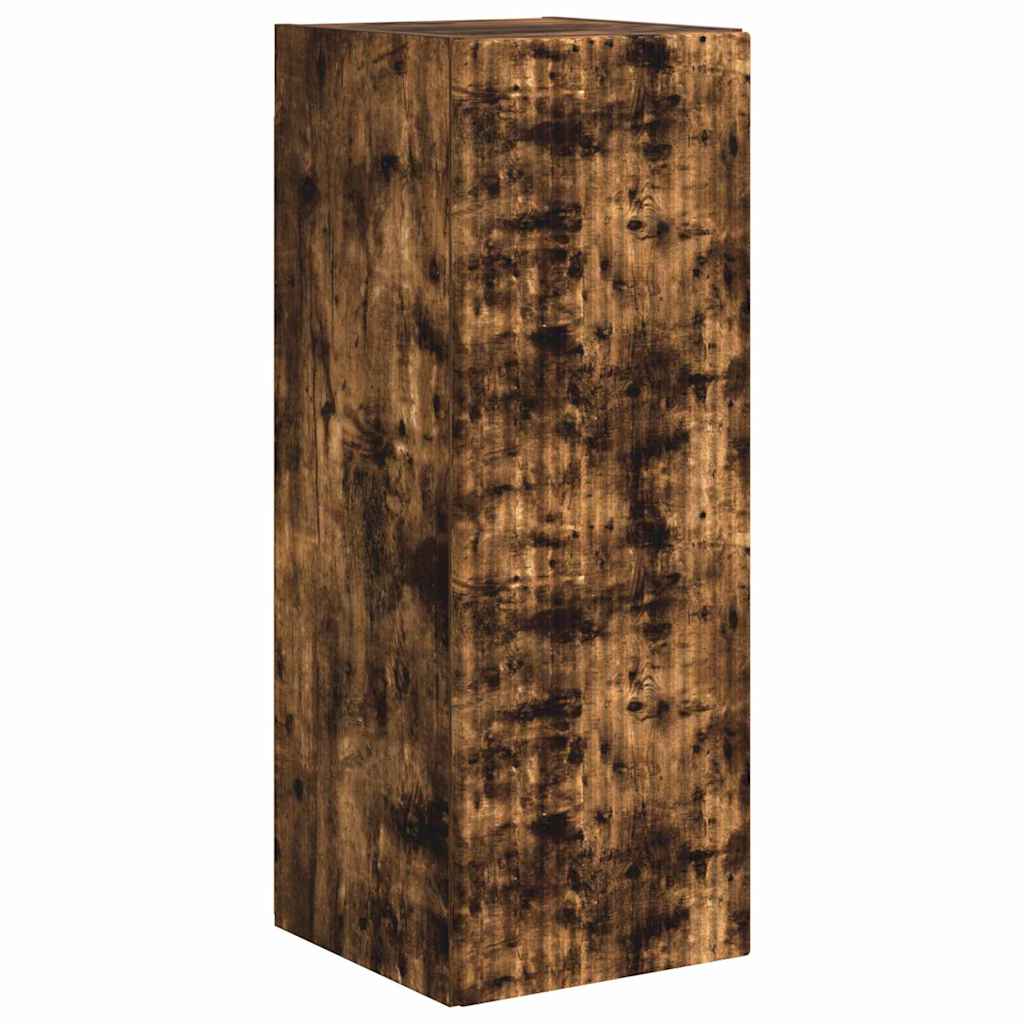 TV zidni ormar Zidne 2 pcs Dimljeni hrast 30 x 31 x 80 cm