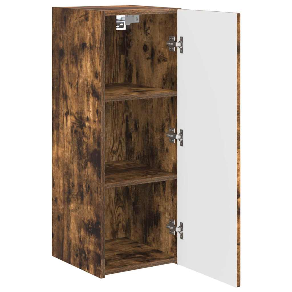 TV zidni ormar Zidne 2 pcs Dimljeni hrast 30 x 31 x 80 cm