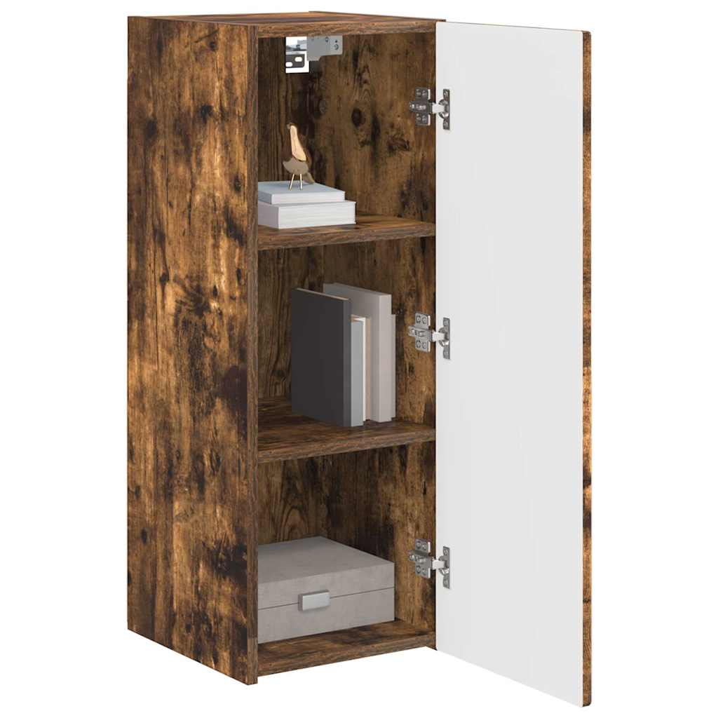 TV zidni ormar Zidne 2 pcs Dimljeni hrast 30 x 31 x 80 cm