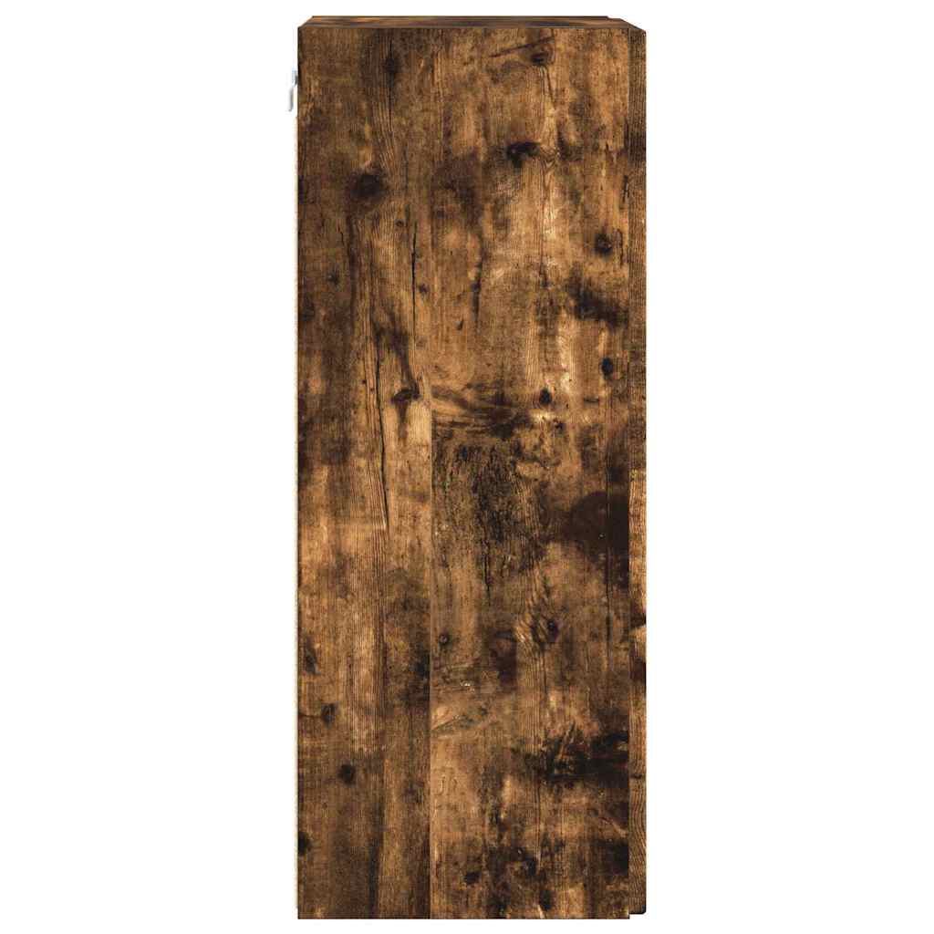 TV zidni ormar Zidne 2 pcs Dimljeni hrast 30 x 31 x 80 cm