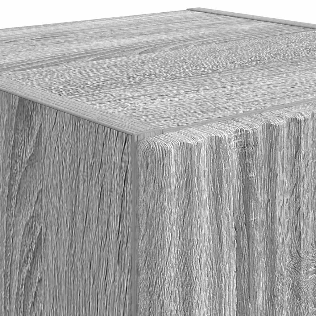 TV zidni ormar Siva Sonoma 30 x 31 x 80 cm Konstruirano drvo