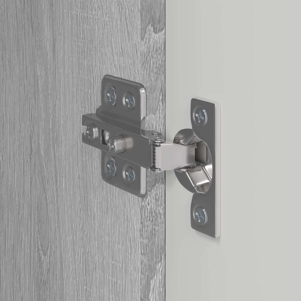 TV zidni ormar Siva Sonoma 30 x 31 x 80 cm Konstruirano drvo