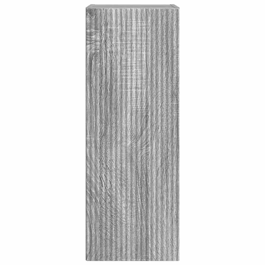 TV zidni ormar Zidne 2 pcs Siva Sonoma 30 x 31 x 80 cm