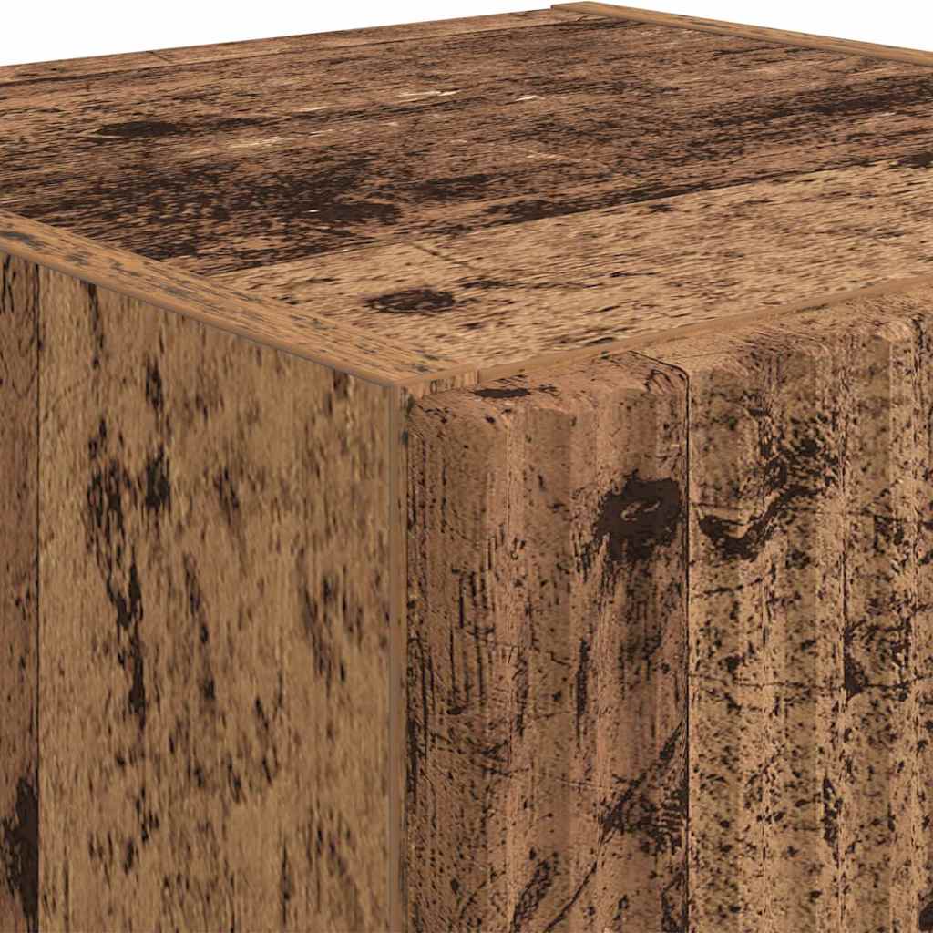 TV zidni ormar Staro drvo 30 x 31 x 80 cm Konstruirano drvo