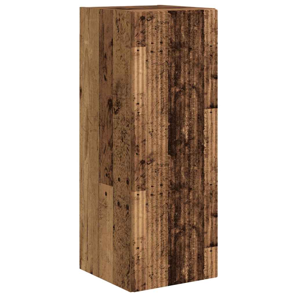 TV zidni ormar Zidne 2 pcs Staro drvo 30 x 31 x 80 cm