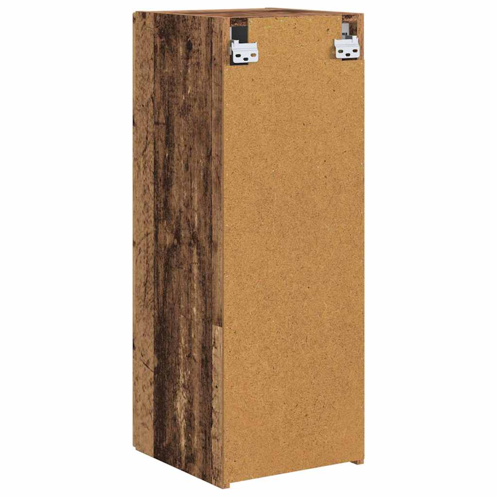 TV zidni ormar Zidne 2 pcs Staro drvo 30 x 31 x 80 cm