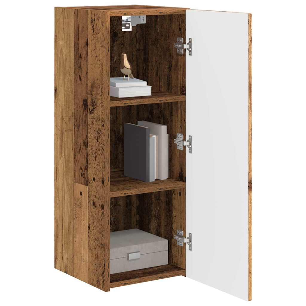 TV zidni ormar Zidne 2 pcs Staro drvo 30 x 31 x 80 cm