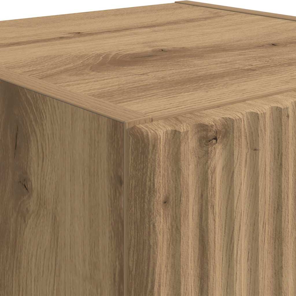 TV zidni ormar Zidne Umjetnička hrastovina 30 x 31 x 80 cm