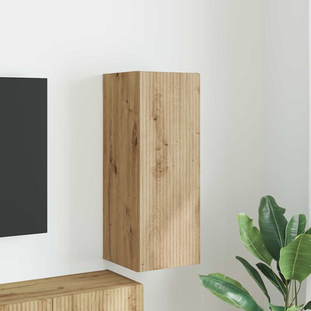 TV zidni ormar Zidne Umjetnička hrastovina 30 x 31 x 80 cm