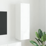 TV zidni ormar Zidne Bijelo 30 x 31 x 100 cm Konstruirano drvo