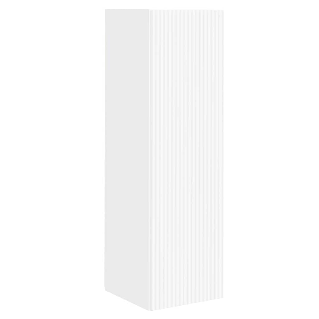 TV zidni ormar 2 pcs Bijelo 30 x 31 x 100 cm Konstruirano drvo