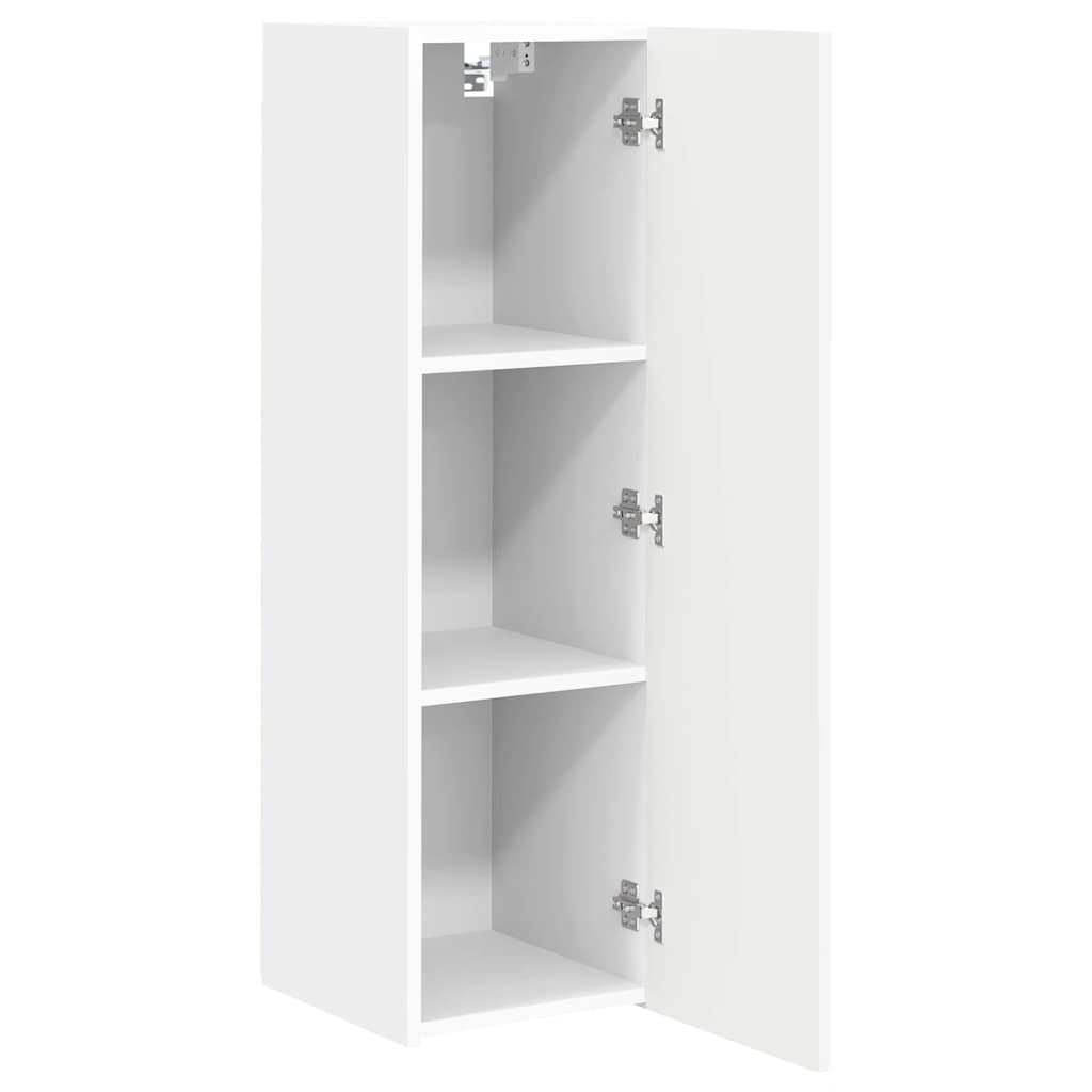 TV zidni ormar 2 pcs Bijelo 30 x 31 x 100 cm Konstruirano drvo