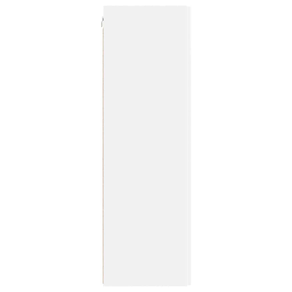 TV zidni ormar 2 pcs Bijelo 30 x 31 x 100 cm Konstruirano drvo