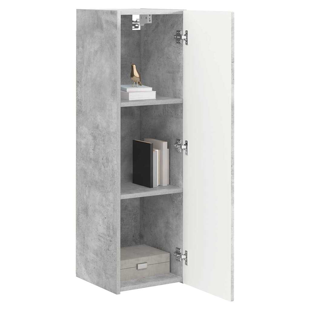 TV zidni ormar Zidne Beton 30 x 31 x 100 cm Konstruirano drvo