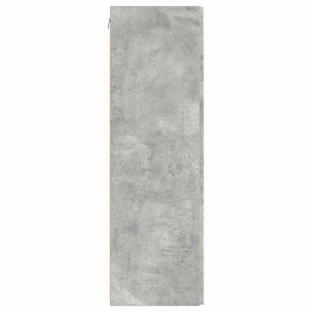 TV zidni ormar Zidne Beton 30 x 31 x 100 cm Konstruirano drvo
