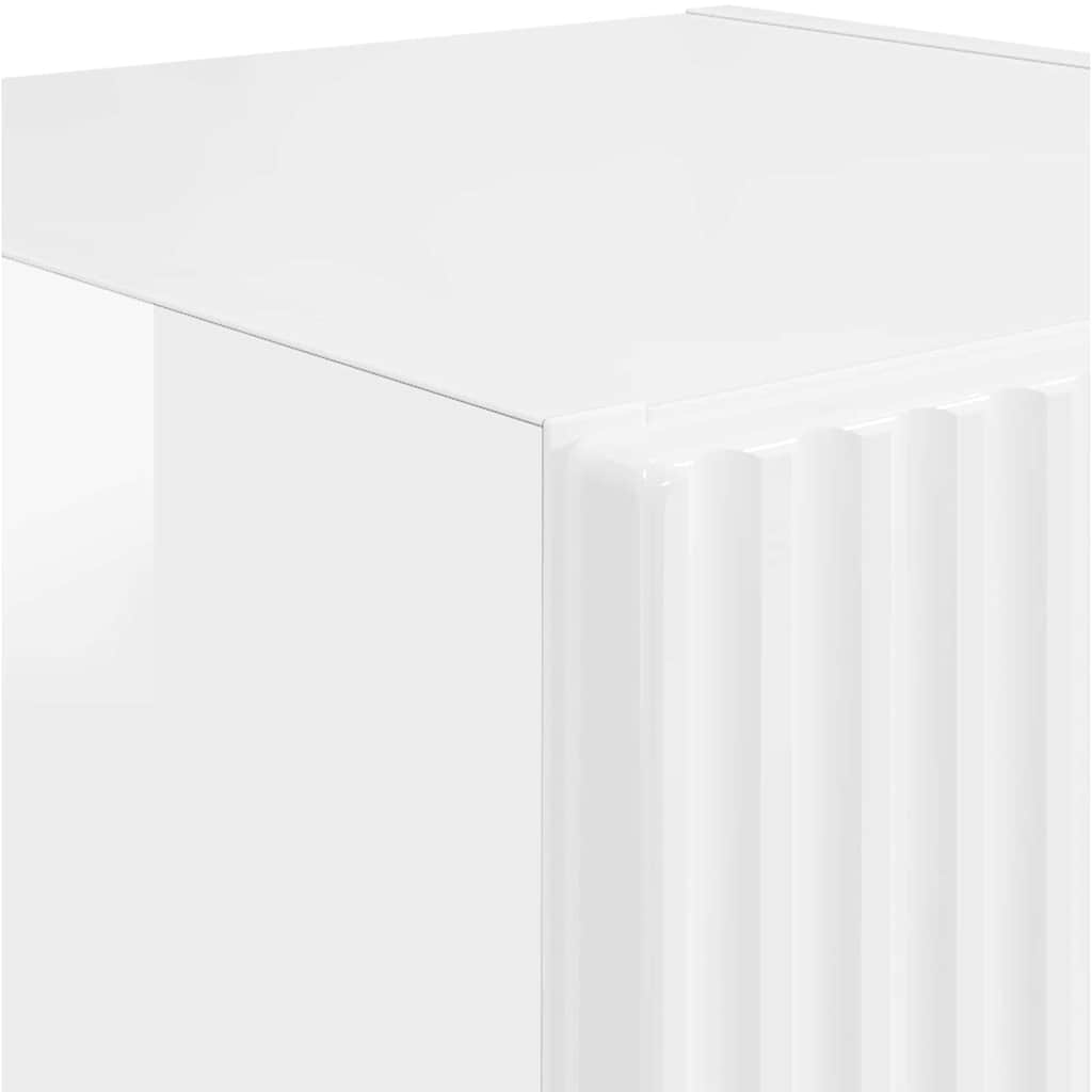 TV zidni ormar Sjajno bijelo 30 x 31 x 100 cm Konstruirano drvo