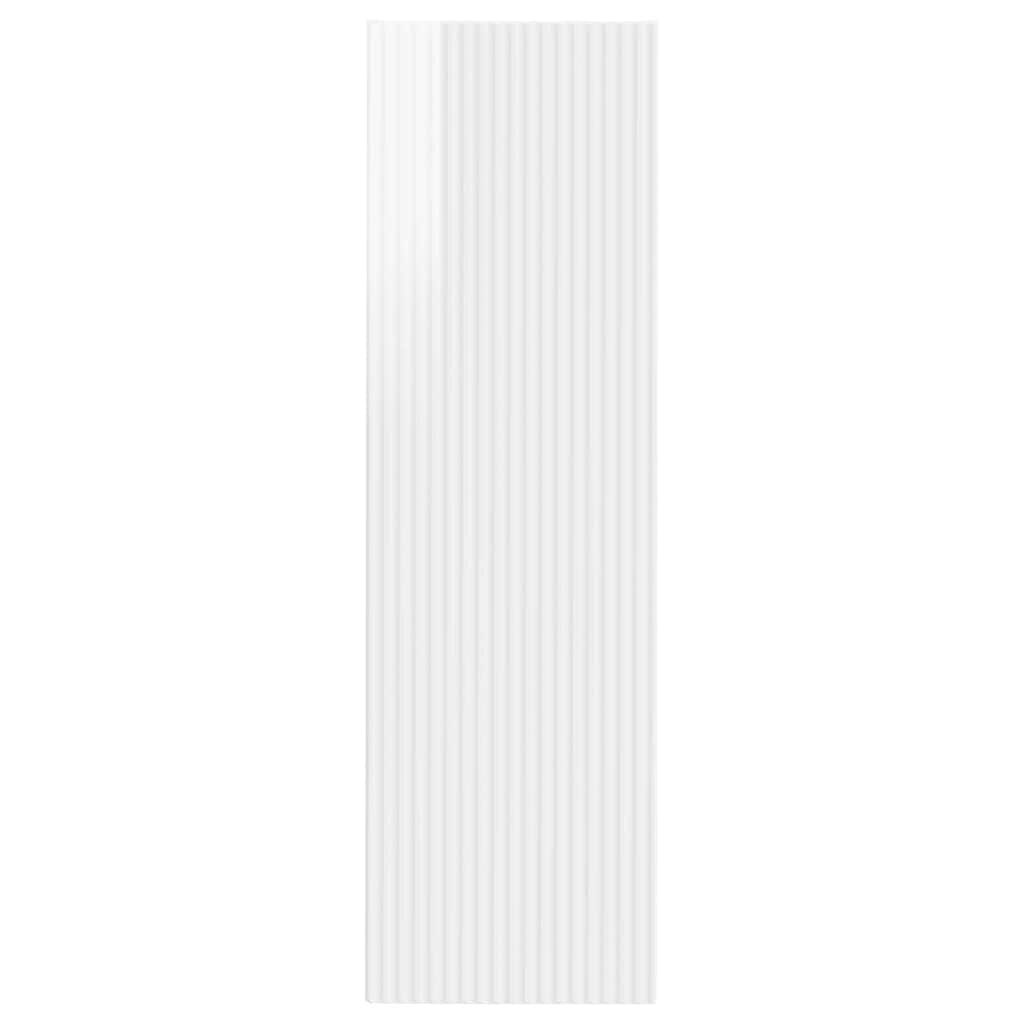 TV zidni ormar Zidne 2 pcs Sjajno bijelo 30 x 31 x 100 cm