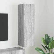 TV zidni ormar Siva Sonoma 30 x 31 x 100 cm Konstruirano drvo