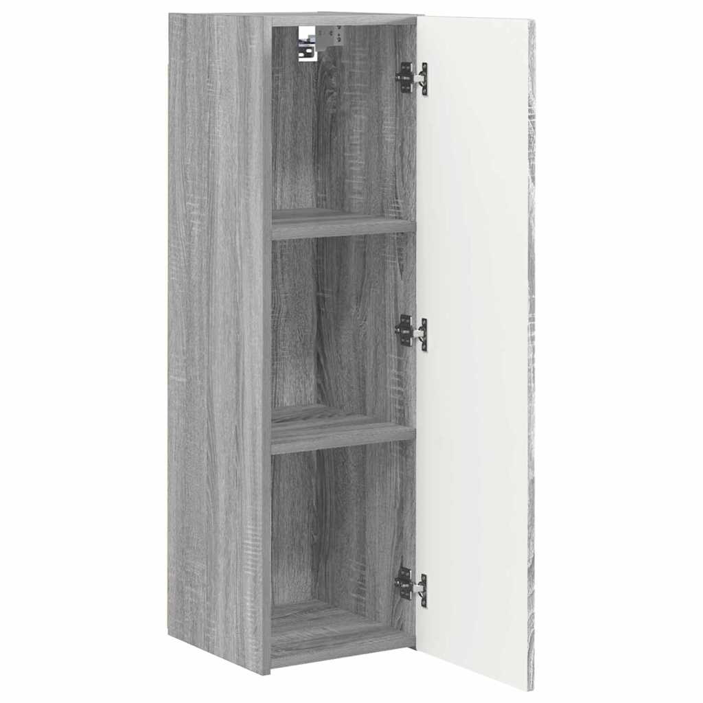 TV zidni ormar Siva Sonoma 30 x 31 x 100 cm Konstruirano drvo