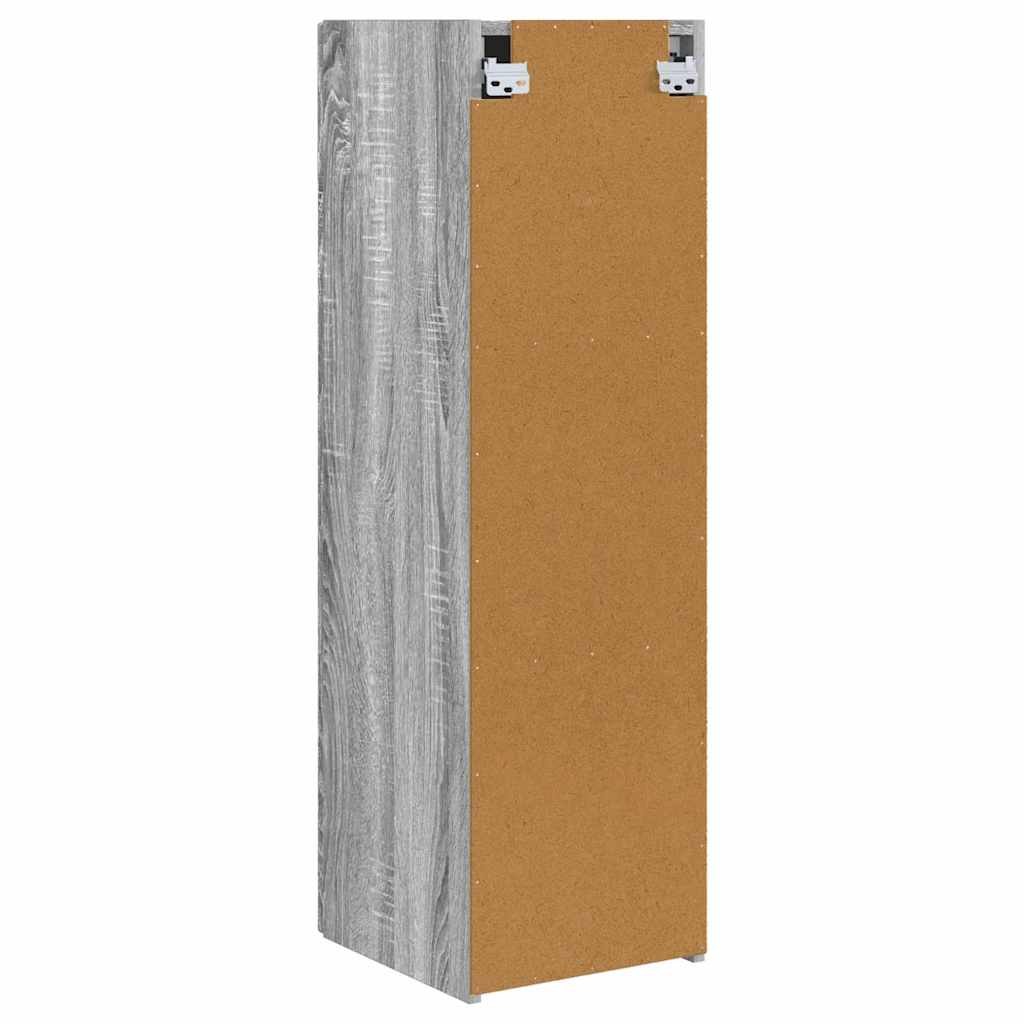 TV zidni ormar Siva Sonoma 30 x 31 x 100 cm Konstruirano drvo