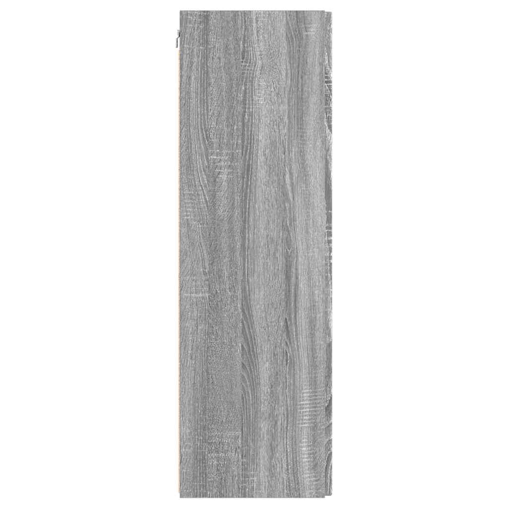 TV zidni ormar Zidne 2 pcs Siva Sonoma 30 x 31 x 100 cm