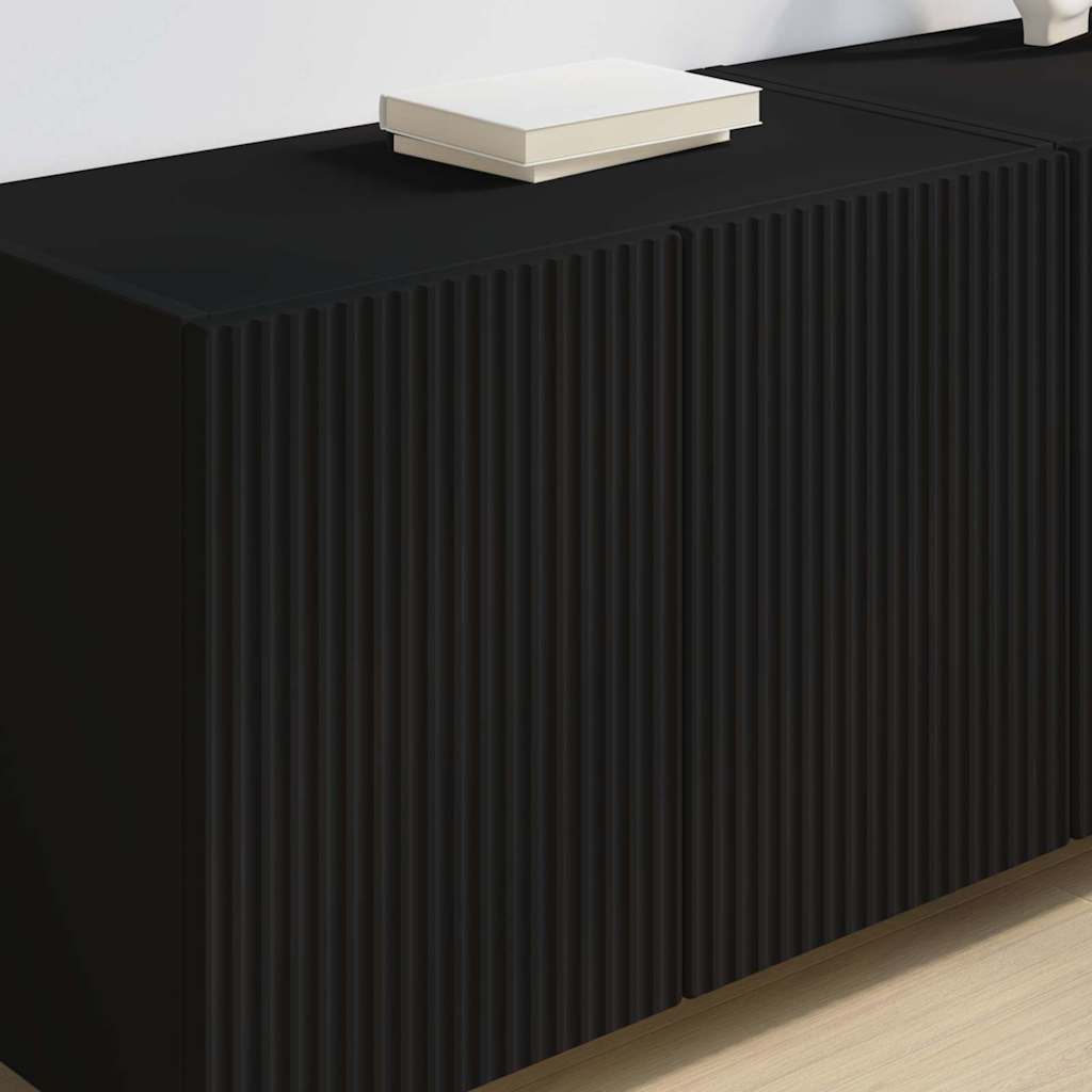 TV zidni ormar Zidne Crna 59,5 x 31 x 40 cm Konstruirano drvo