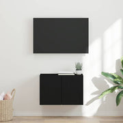 TV zidni ormar Zidne Crna 59,5 x 31 x 40 cm Konstruirano drvo