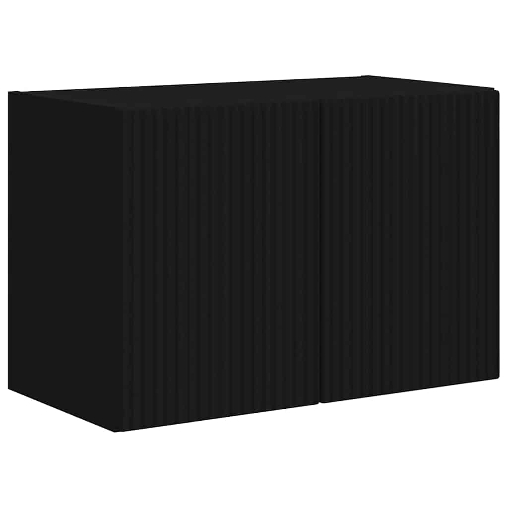 TV zidni ormar Zidne Crna 59,5 x 31 x 40 cm Konstruirano drvo