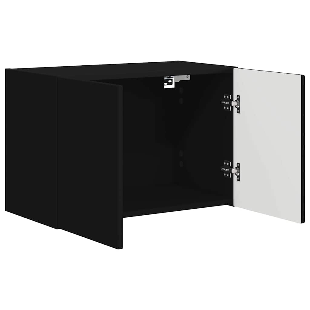 TV zidni ormar Zidne Crna 59,5 x 31 x 40 cm Konstruirano drvo