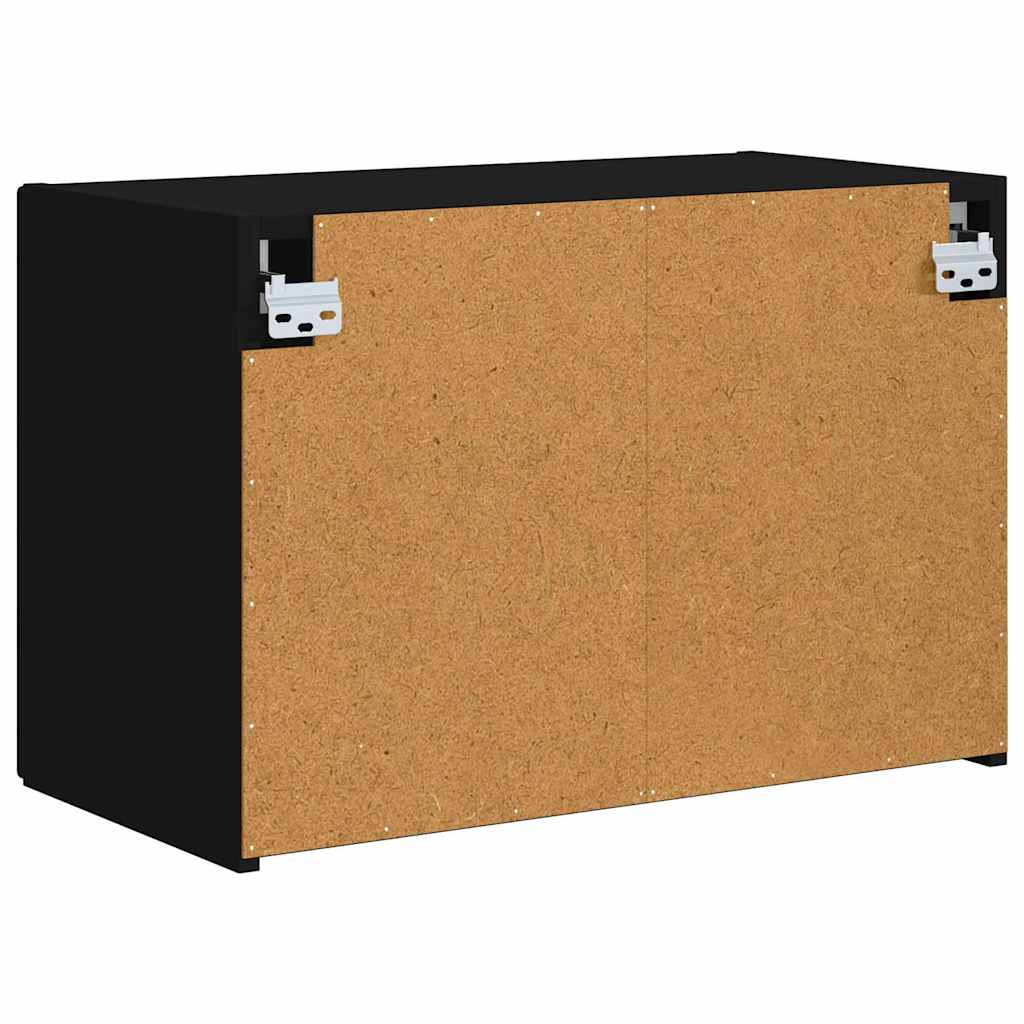 TV zidni ormar Zidne Crna 59,5 x 31 x 40 cm Konstruirano drvo