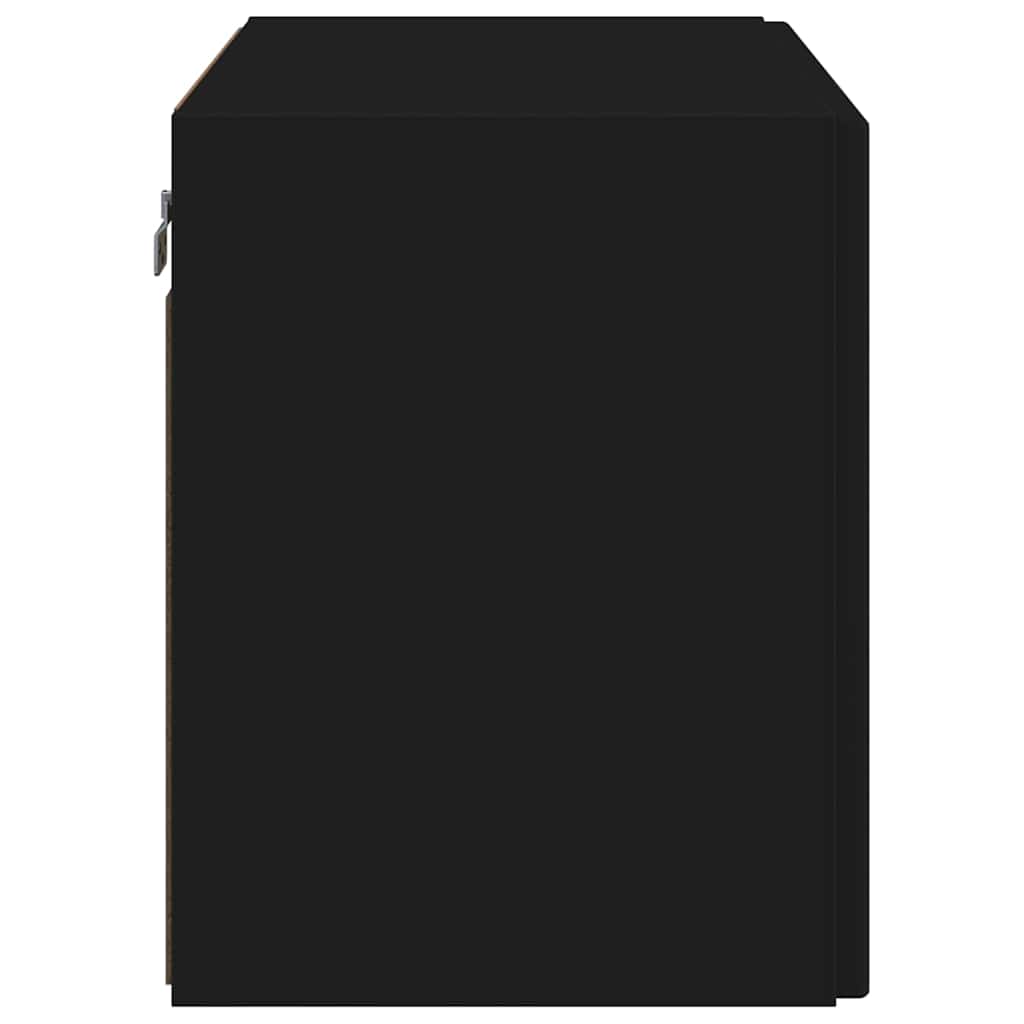 TV zidni ormar Zidne Crna 59,5 x 31 x 40 cm Konstruirano drvo