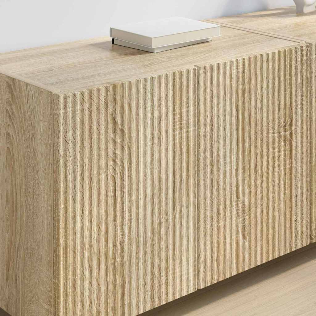 TV zidni ormar Zidne 2 pcs Sonoma hrast 59,5 x 31 x 40 cm