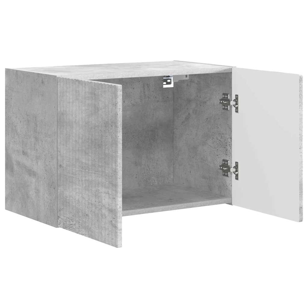 TV zidni ormar Zidne Betonski sivi 59,5 x 31 x 40 cm