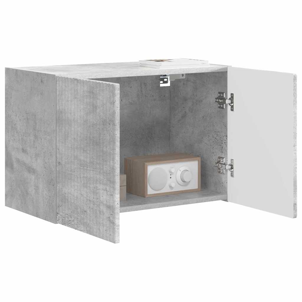 TV zidni ormar Zidne Betonski sivi 59,5 x 31 x 40 cm