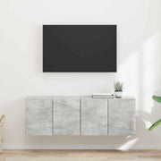 TV zidni ormar Zidne 2 pcs Betonski sivi 59,5 x 31 x 40 cm