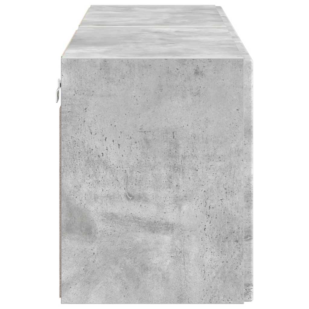 TV zidni ormar Zidne 2 pcs Betonski sivi 59,5 x 31 x 40 cm