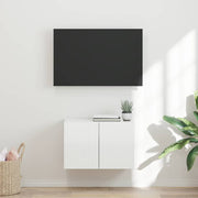 TV zidni ormar Zidne Visoki sjaj bijela 59,5 x 31 x 40 cm