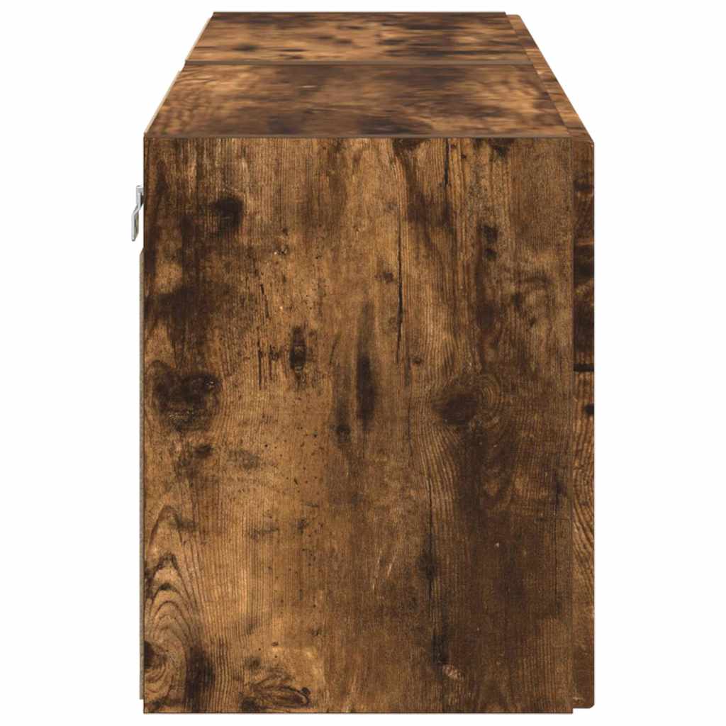 TV zidni ormar Zidne 2 pcs Dimljeni hrast 59,5 x 31 x 40 cm