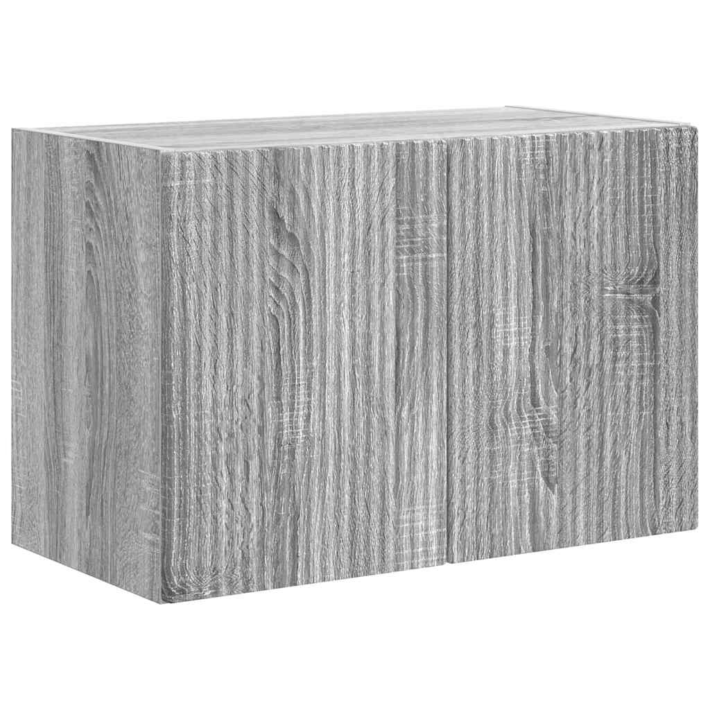 TV zidni ormar Siva Sonoma 59,5 x 31 x 40 cm Konstruirano drvo