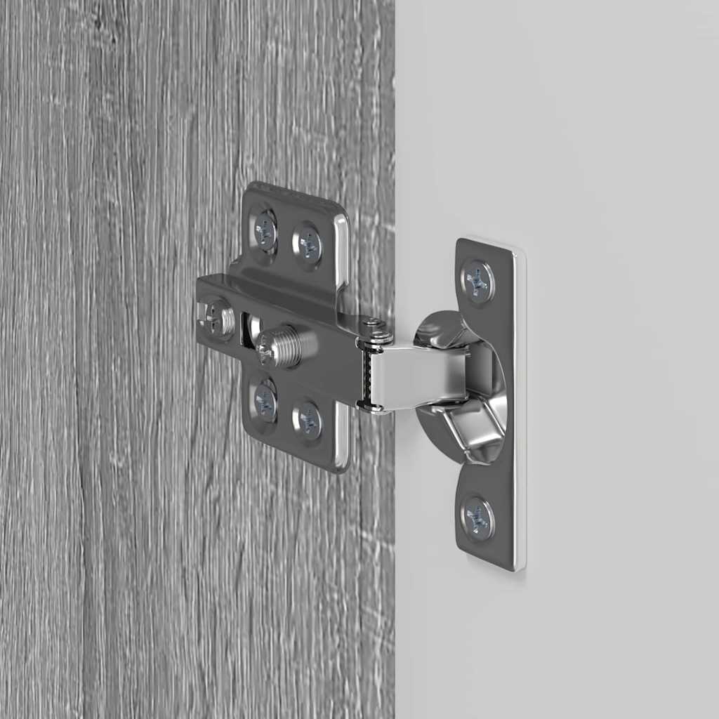 TV zidni ormar Zidne 2 pcs Siva Sonoma 59,5 x 31 x 40 cm