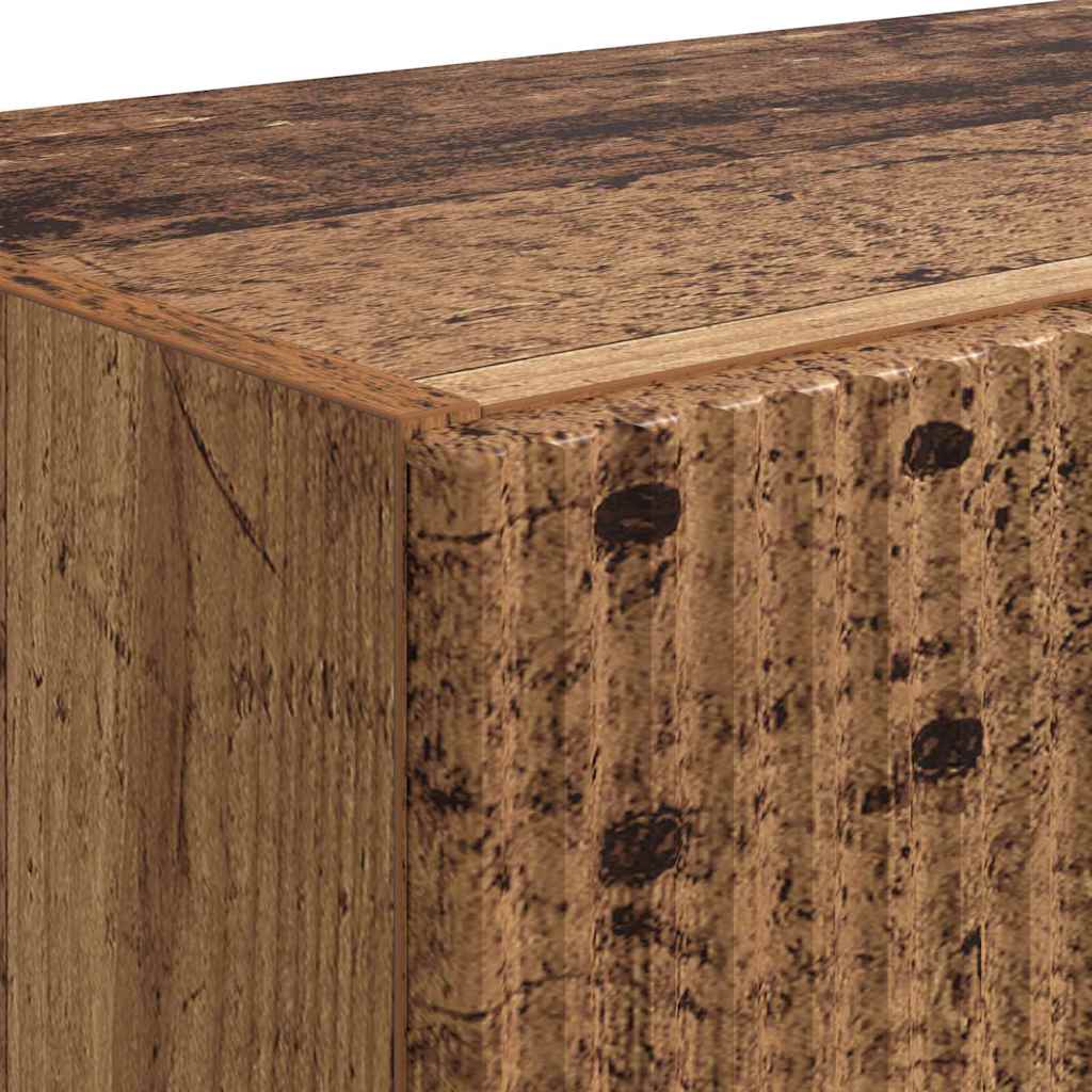 TV zidni ormar Zidne 2 pcs Staro drvo 59,5 x 31 x 40 cm
